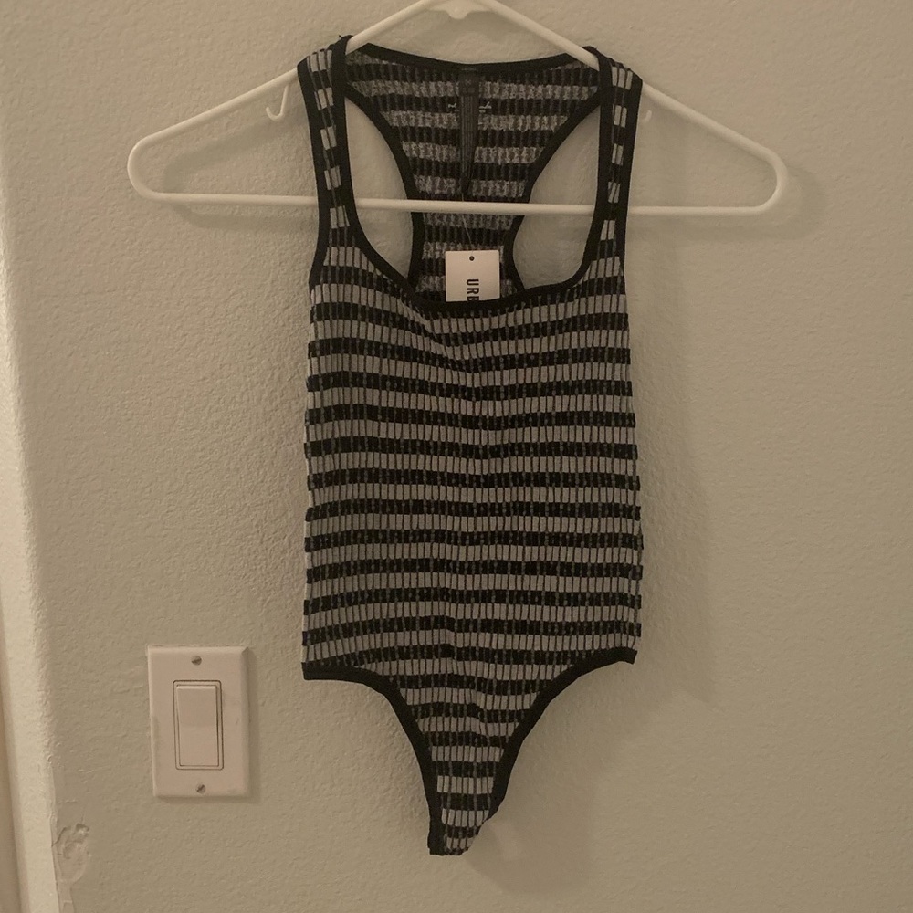 Urban Outfitters striped bodysuit